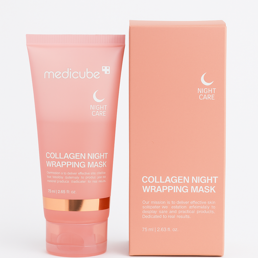 Mascarilla Medicube de Colágeno Nocturna con Cepillo – Collage Night Wrapping Mask 75 ml
