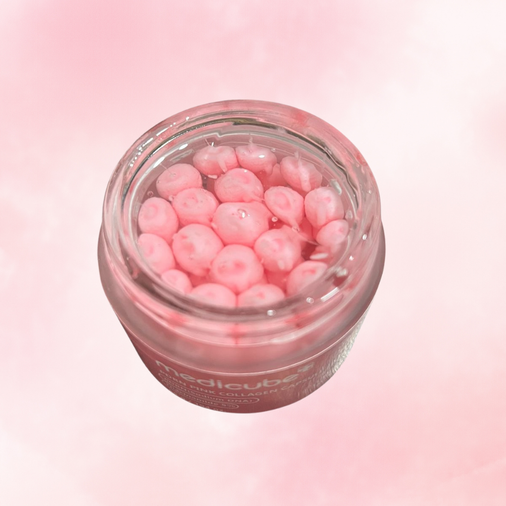 Crema Medicube de Cápsulas de PDRN – Crema Hidratante de Cápsulas Rosas